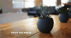 Desktop Screenshot of paintpotpress.com