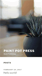 Mobile Screenshot of paintpotpress.com