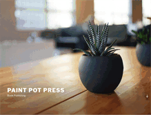 Tablet Screenshot of paintpotpress.com